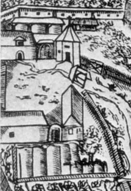 Двір на схід від монастиря