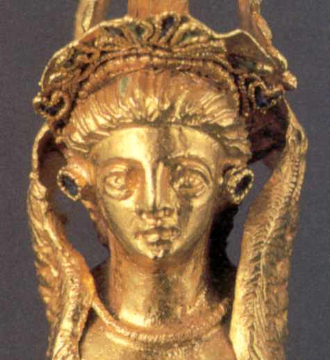 Голова сфінкса анфас