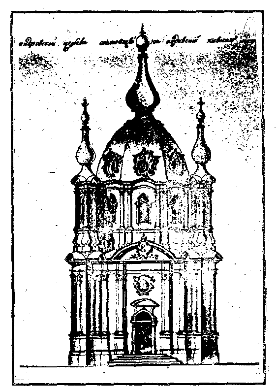 Обмір церкви А.Меленського