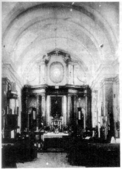 Інтер'єр костелу в с.Іванові