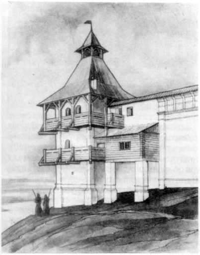 Північна башта. Вигляд із заходу