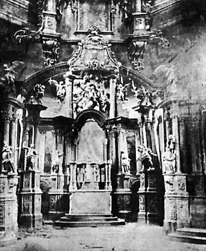 м. Куликів. Інтер’єр церкви Успення пр. богородиці 1801 р. (1898, збірка… 1898 р. Інтер’єр