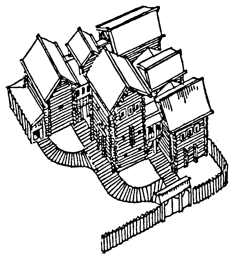 Боярський двір 28. Двір Гліба. 51. Двір Коснячка. 53. Двір Брячислава. 54.… Боярські двори