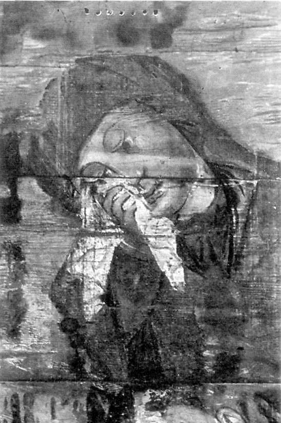 Марія. Фрагмент стінопису “Оплакування…