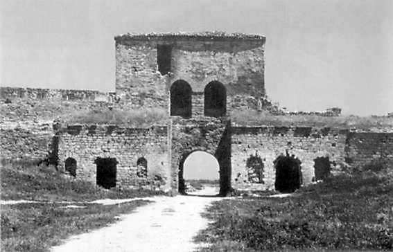 Головна брама. Вигляд з боку двору