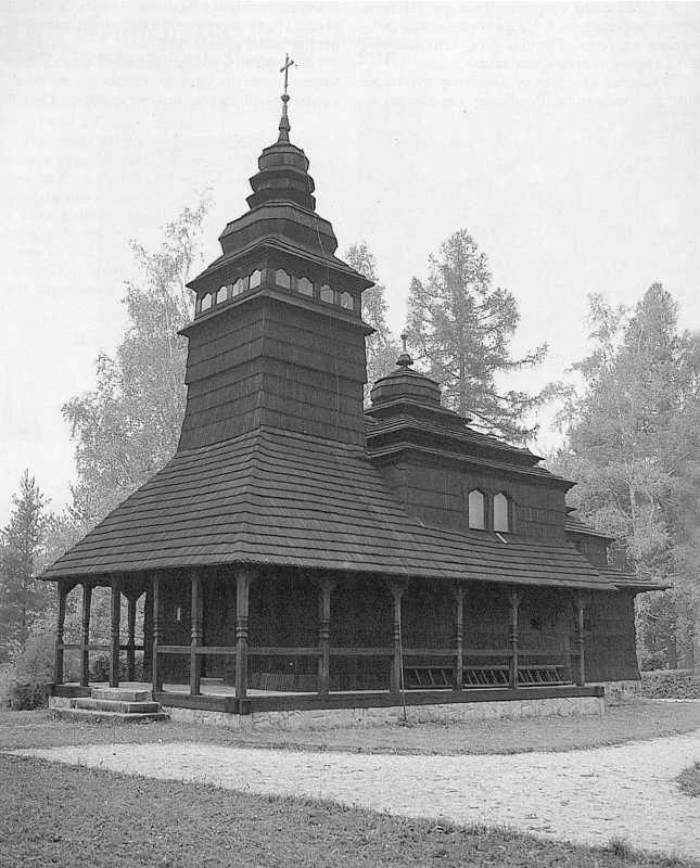 Кунчіце-под-Ондржейнікем. Церква св. арх. Михайла, XVII ст., перевезена з… 1995 р. Загальний вигляд з позиції А3