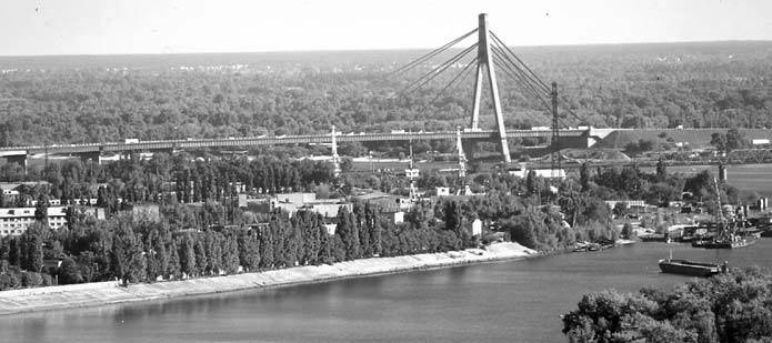 274. Міст Московський (Північний мостовий перехід), 1976 (архіт.). Міст через… 2003 р. Звід пам’яток Києва