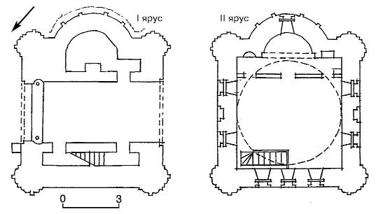 Реконструкція планів І і ІІ ярусів