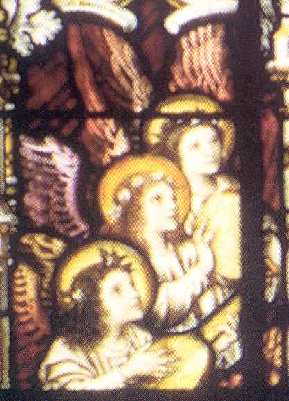 Ліва верхня група ангелів