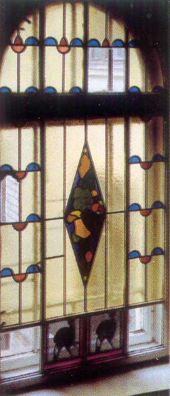 Вітражне вікно сходової клітки
