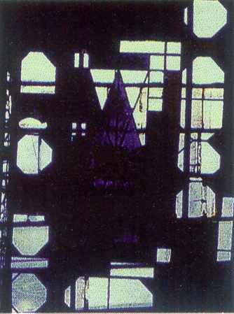 Вітражний плафон