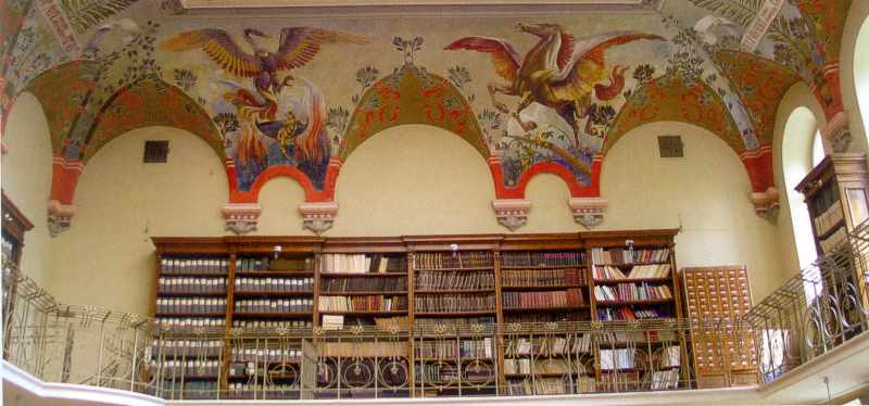 Юліан Макаревич. Стінні розписи головного читального залу Бібліотеки… Стінні розписи