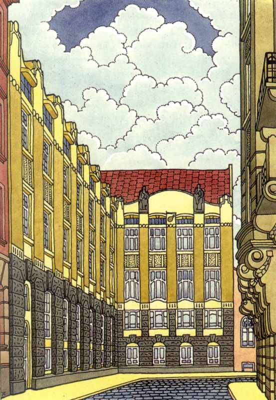 Головний та бічний фасади