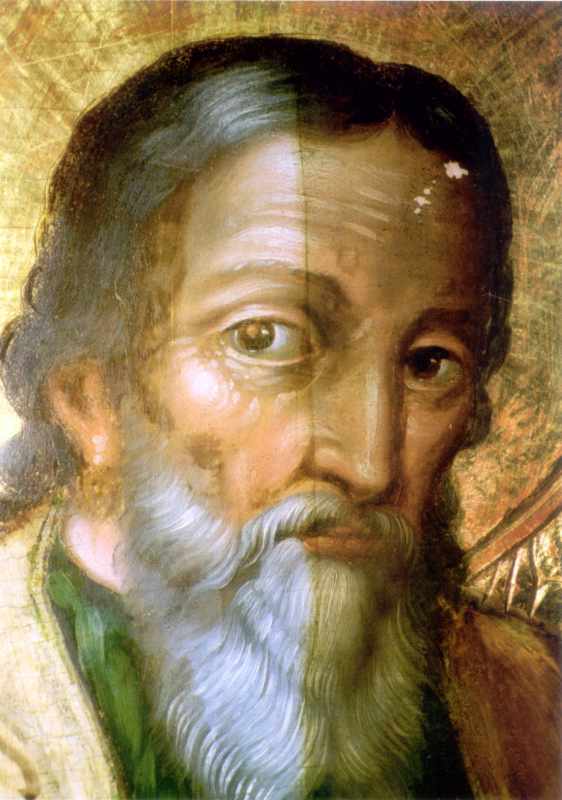 Голова Симона в процесі реставрації