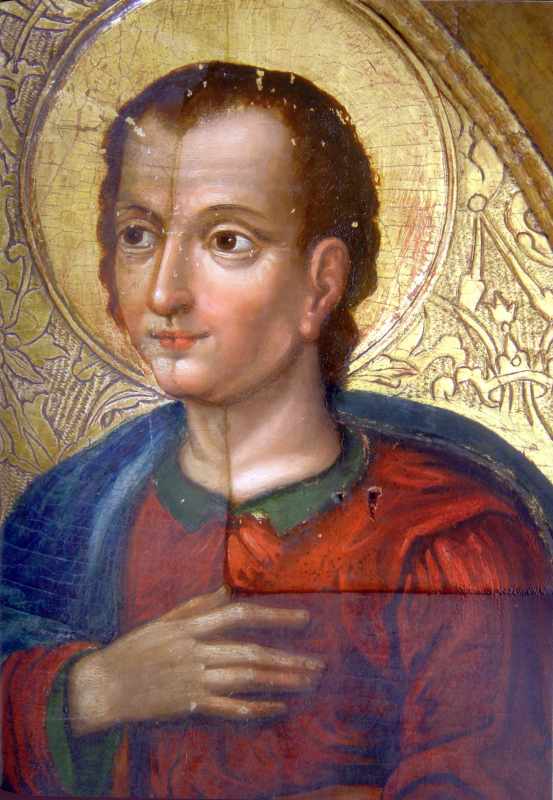 Голова Хоми у процесі реставрації