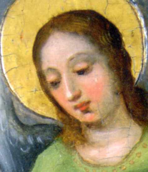 Голова ангела з покривалом