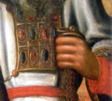 Нагрудник і ліва рука