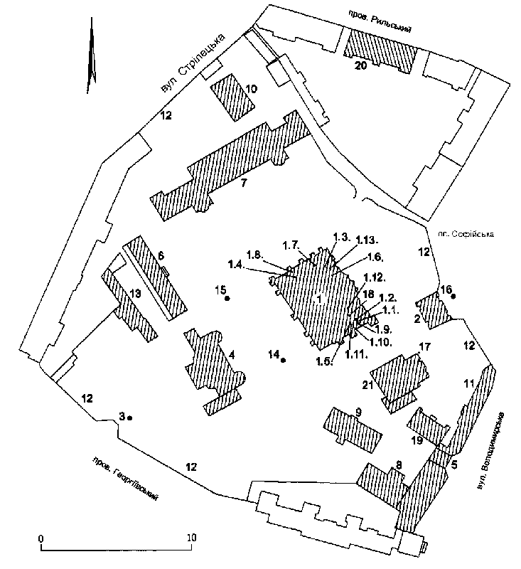 1. Собор Святої Софії. 1.1. Поховання Арсенія (Могилянського О. В.). 1.2.… Генеральний план