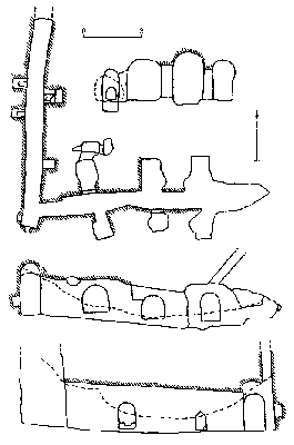 План та перерізи підземної споруди,…