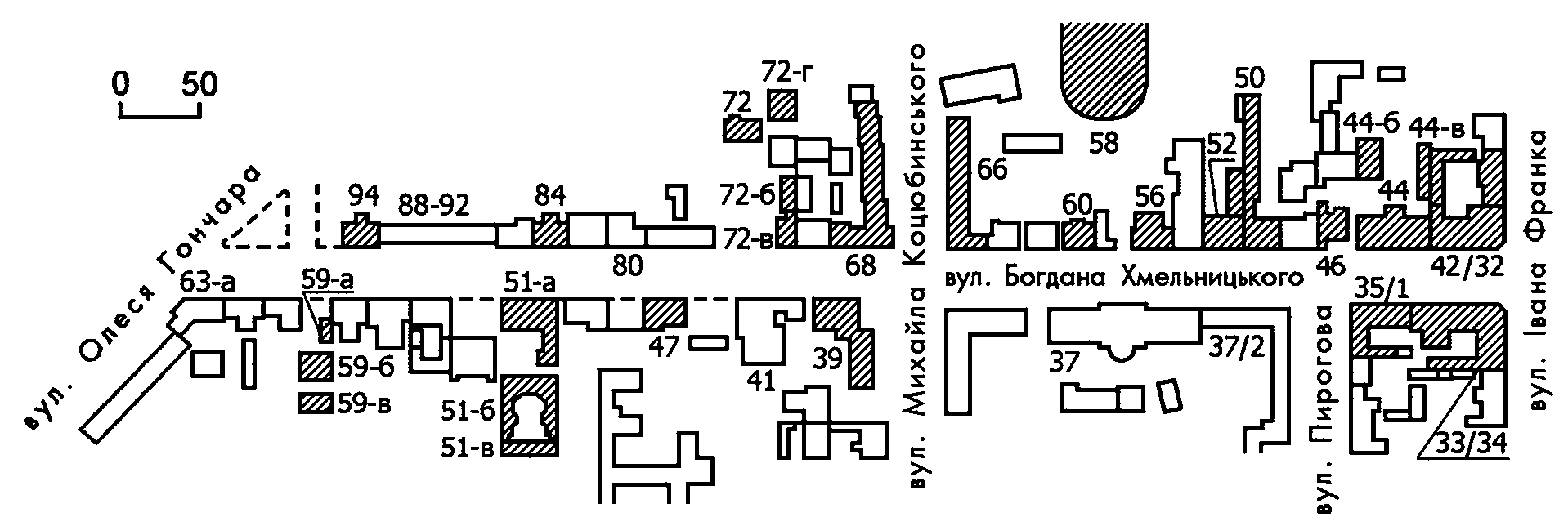 План кінця вулиці