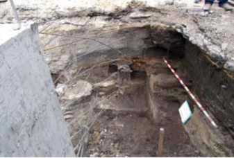 Залишки споруди 1 у будівельному…