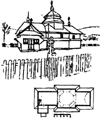 Рис. 10. Церква Св. Дмитра у с.Садін:…