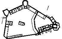План замку у Меджибожі
