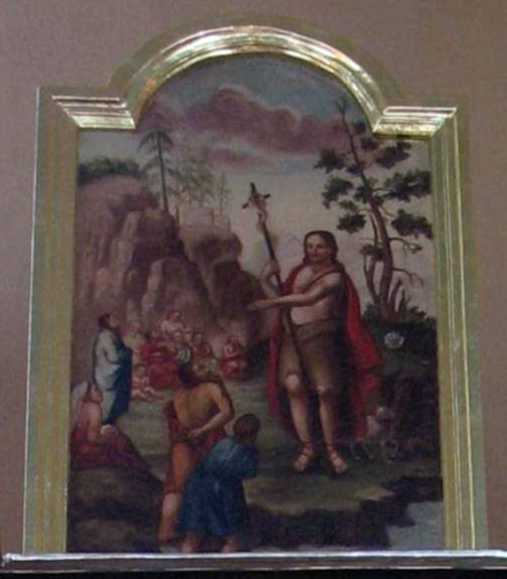 Ікона «Іоан Хреститель хрестить людей»