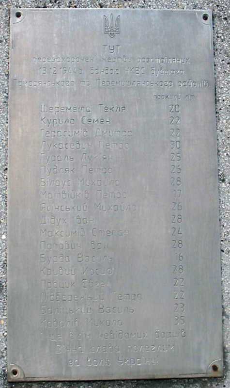 Напис на постаменті