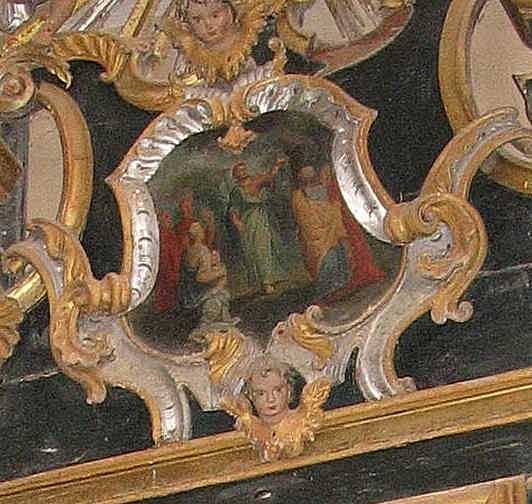 Верхній картуш з іконою