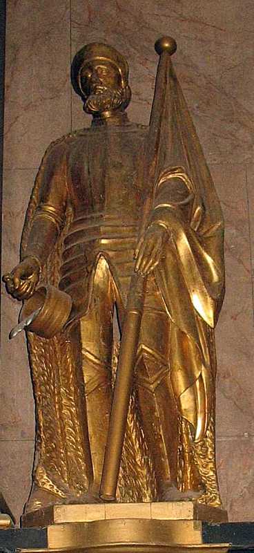 Постать святого з прапором