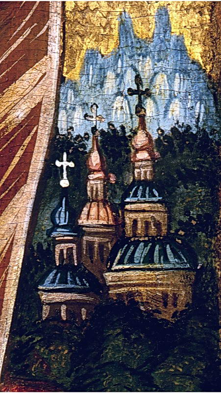 Кузьма і Дем’ян. Ікона 1691 р. Фрагмент