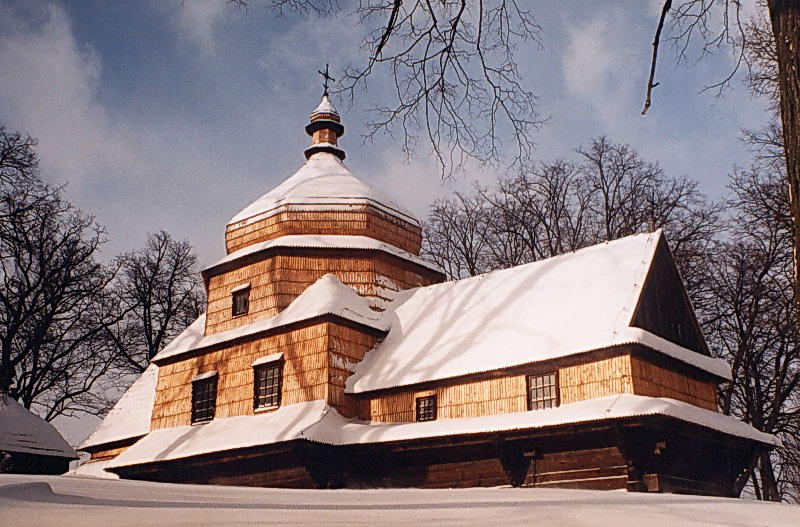 Дерев’яна церква Преображення 1742 р. [Слободян В. Каталог існуючих дерев'яних… Церква Преображення