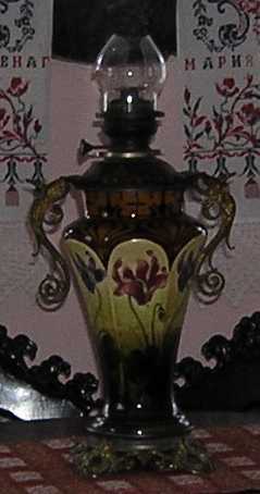 Table oil lamp - House in…