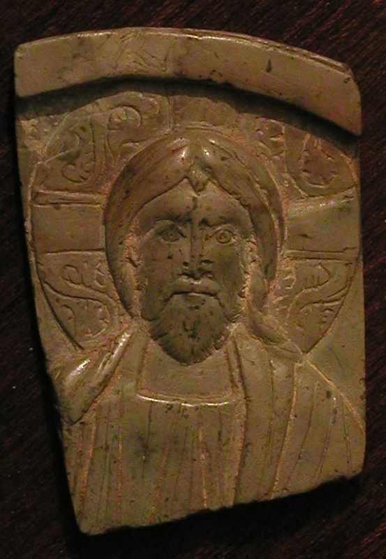 Фрагмент стеатитової іконки Христа 12…