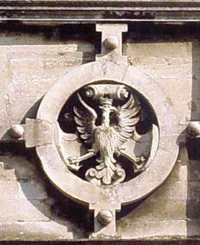 Картуш з орлом – гербом Польщі