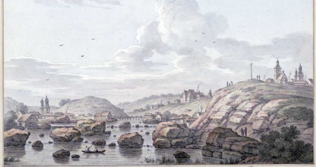 1781 р. Панорама містечка