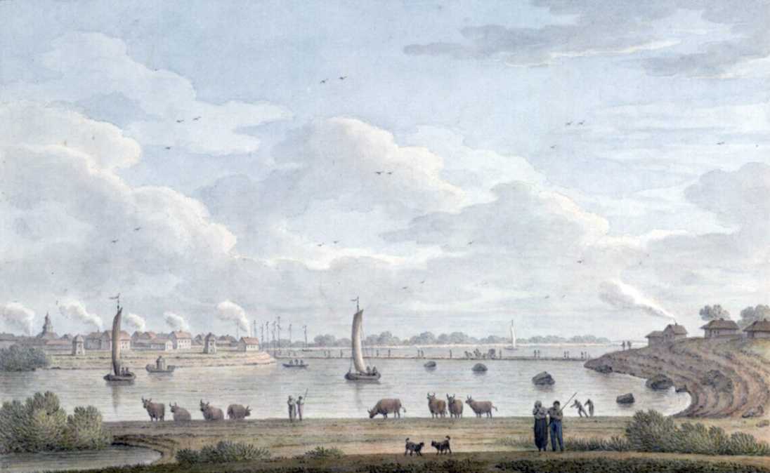 1781 р. Панорама міста Кременчука