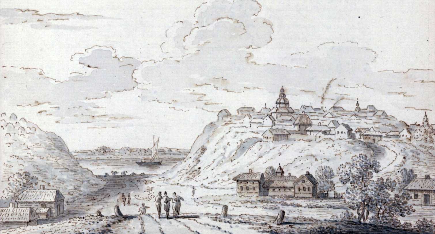 1781 р. Панорама містечка