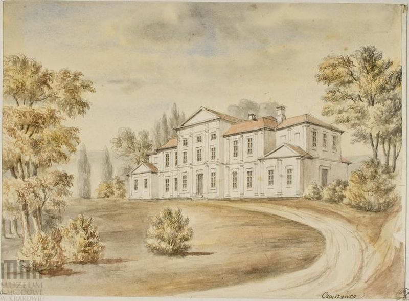 Рисунок Наполеона Орди. Pałac Orłowskich dawniej Wiśniowieckich, Mniszchów.… Палац Орловських