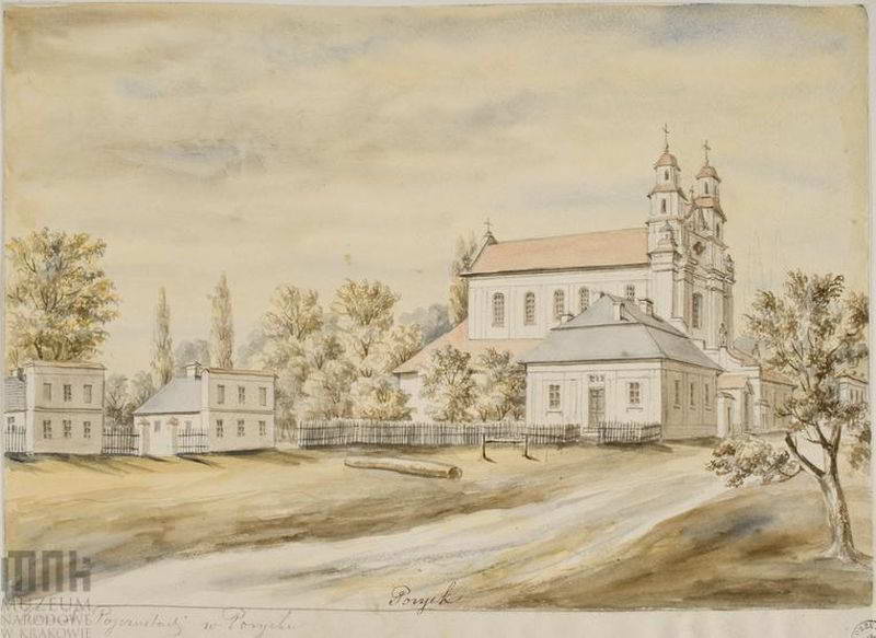 Рисунок Наполеона Орди. Kościół parafialny pojezuicki p.w. św. Trójcy i św.… Костел єзуїтів