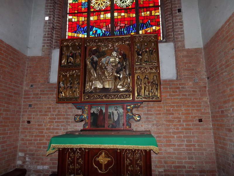 Олтар вісляних флісаків (людей, які займалися сплавом зерна Віслою) замовлений… Олтар вісляних флісаків, близько 1500 р.