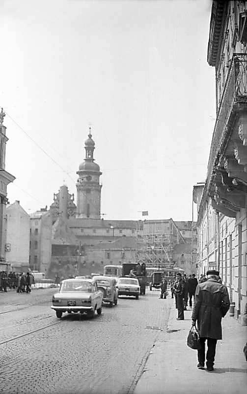 1976 р. Початок вулиці з видом на…