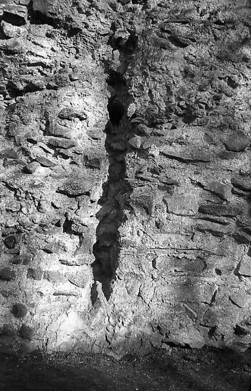 1977 р. Місце примикання колод зрубів