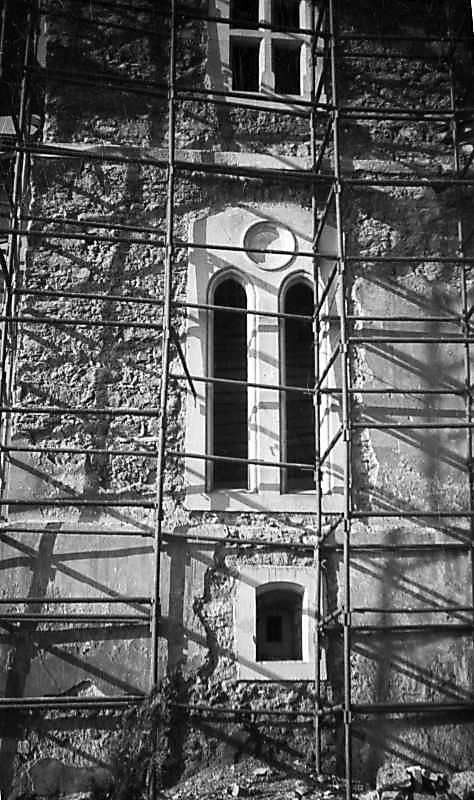 1977 р. Фрагмент північної стіни башти