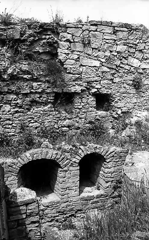 1977 р. Фрагмент західної стіни на…