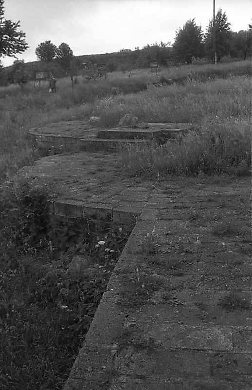 1988 р. Підмурки апсид. Вигляд з півночі