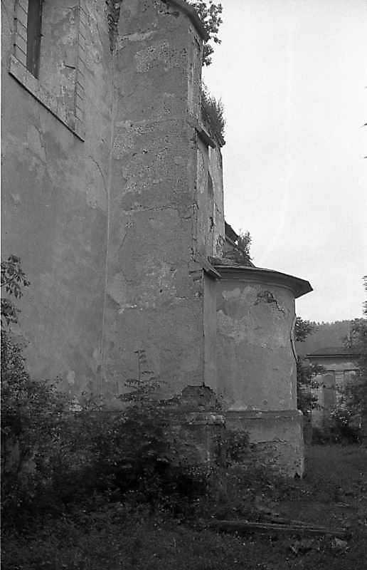 1988 р. Бічний фасад. Вигляд з позиції…