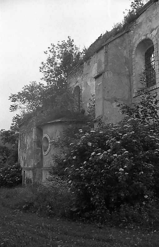 1988 р. Бічний фасад. Вигляд з позиції…