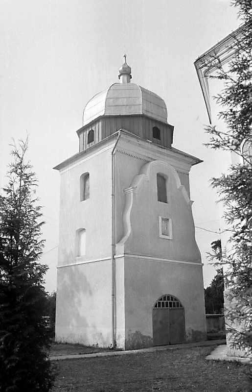 Belltower of Assumption church in Rozdol